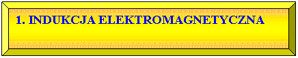 Skos: 1. INDUKCJA ELEKTROMAGNETYCZNA