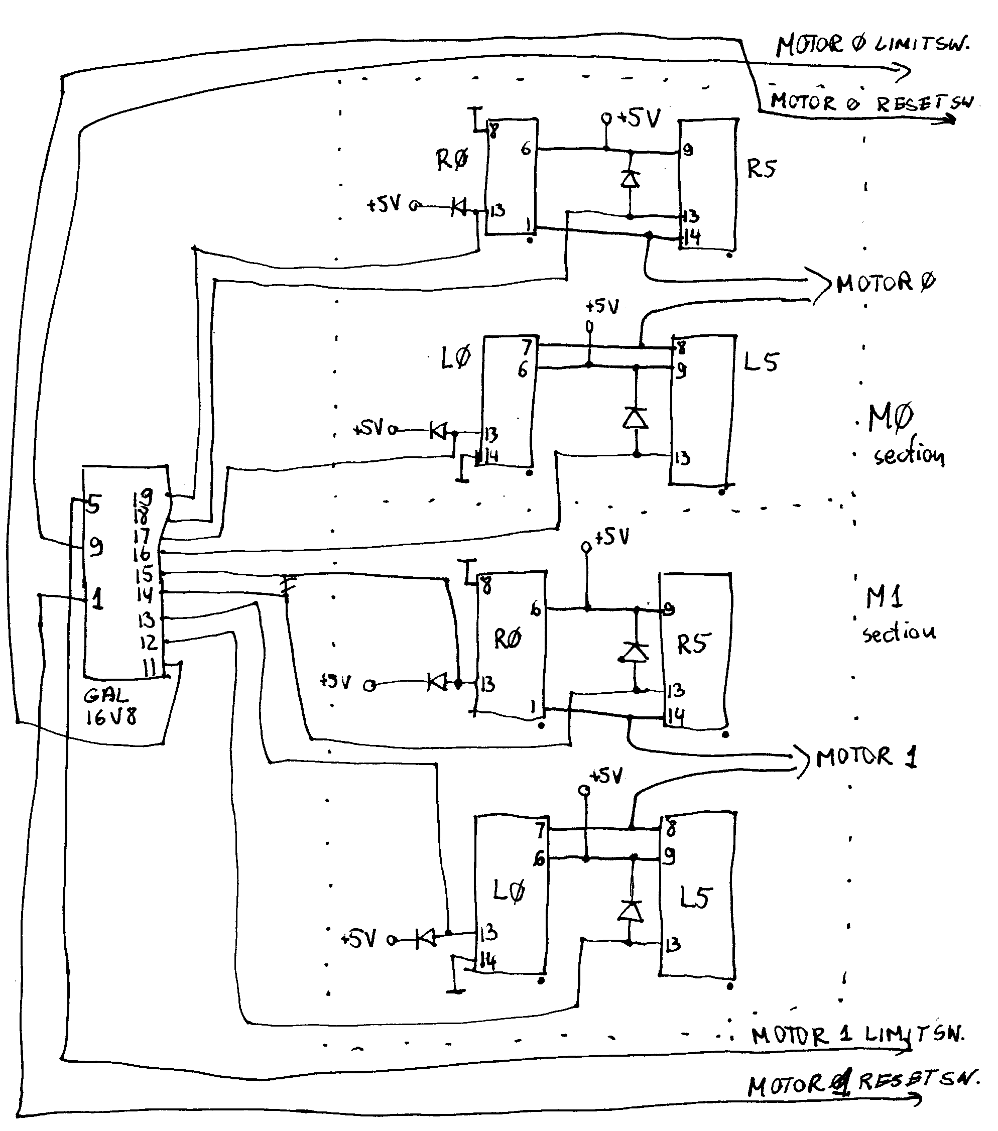 Schematic diagram of switches section [gif, 300dpi, 65kB]