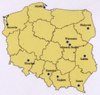 Mapka rozmieszczenia ASS-500 na terenie Polski
