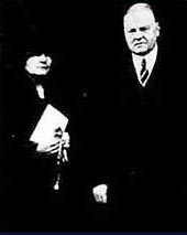 z prezydentem USA Herbertem Clarkiem Hooverem